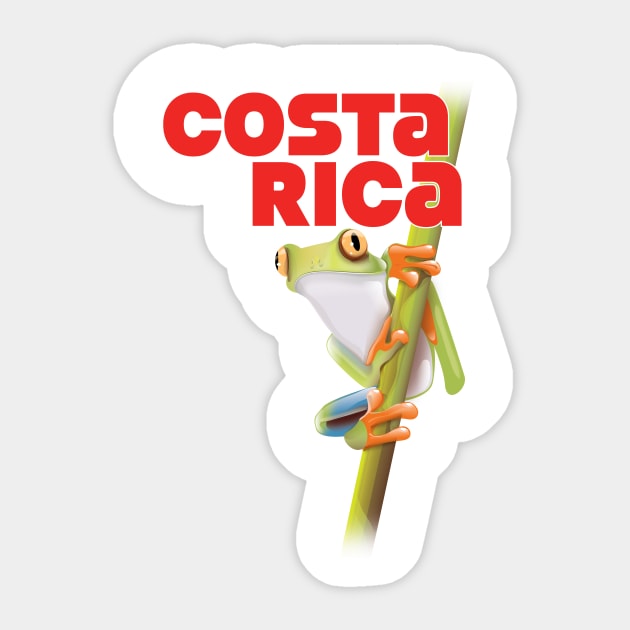 Costa Rica Sticker by nickemporium1